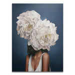 Load image into Gallery viewer, Nordic Modern Floral Feather wall art canvas painting Living Room Home Decor
